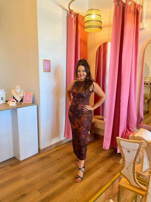 Robe Claudia - marron